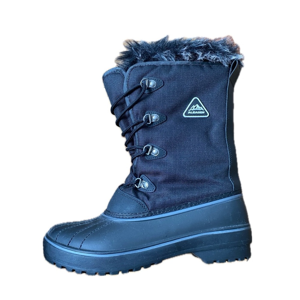 ALEADER Women's Warm Faux Fur Lined Mid Calf Winter Snow Boots